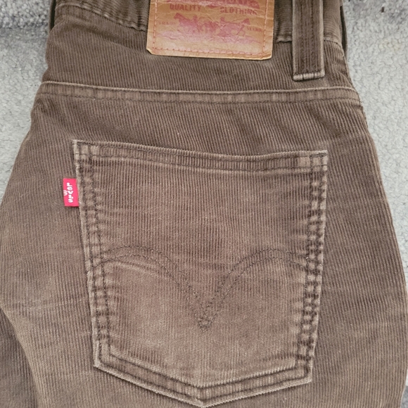 Levi's 549 Brown Straight Jeans Classic Style - Picture 7 of 13